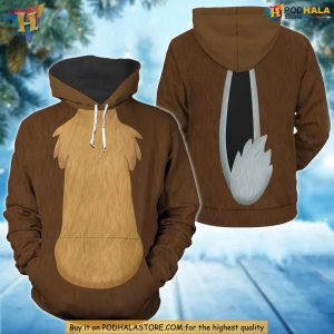 Chip N Dale 3D Hoodie, Nostalgic Disney Character Cosplay Christmas Gift