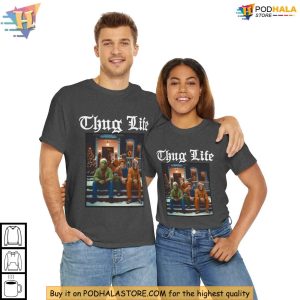 Christmas Thug Life Shirt Grinch Inspired Holiday Humor Tee for Fun 3