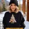 Christmas Tree Bookworm Sweatshirt, Funny Christmas Gift Ideas for Readers