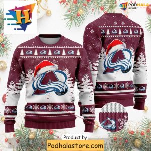 Colorado Avalanche Christmas Sweater Funny Holiday Apparel for Fans 2