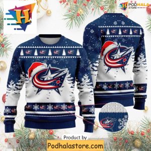 Columbus Blue Jackets Sweater Funny Christmas Gift Ideas for Fans 2
