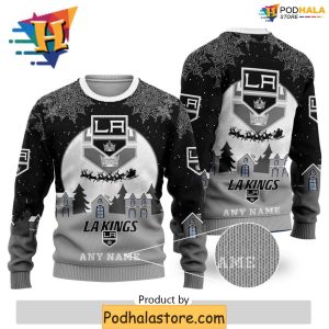 Creative NHL Los Angeles Kings Ugly Sweater Festive Christmas Apparel 2