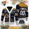 Custom Boston Bruins Sweater, Personalized NHL Christmas Apparel for Fans