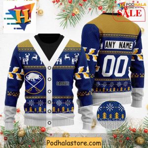 Custom Buffalo Sabres Sweater, Unique Xmas Hockey Apparel Gift