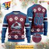 Custom Colorado Avalanche Sweater, Personalized Xmas Gifts for Hockey Fans