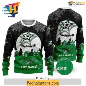 Custom Dallas Stars Sweater for Christmas Funny Xmas Sweater for Fans 2