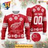 Custom Detroit Red Wings Ugly Sweater for Family Xmas Festivities