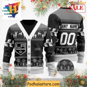Custom Los Angeles Kings Ugly Sweater for Hockey Fans Xmas Cheer
