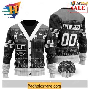 Custom Los Angeles Kings Ugly Sweater for Hockey Fans Xmas Cheer 2