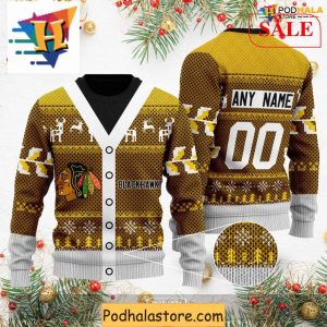 Custom NHL Columbus Blue Jackets Sweater Xmas Gift for Hockey Fans 1