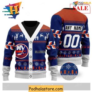 Custom NHL New York Islanders Sweater, Best Family Xmas Sweater Gift