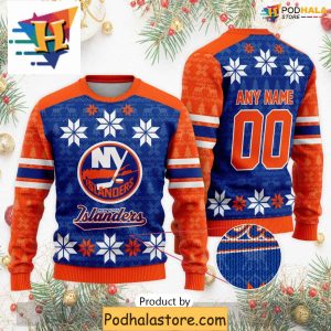 Custom New York Islanders Ugly Sweater, Creative Christmas Gift