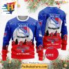 Custom New York Rangers Ugly Sweater, Funny Christmas Gift for Families