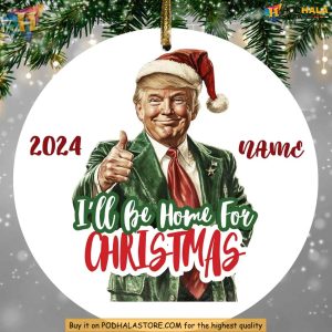 Custom Trump Christmas Ornament, Funny Xmas Gift Ideas, Unique Holiday Decor