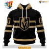Customizable Golden Knights 3D Hoodie, Blackout Design Vegas Golden Knights Clothing for Fans