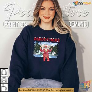 Daddys Home Donald Trump Shirt Funny Trump Holiday Humor Christmas Tee 2