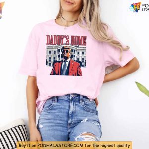 Daddys Home President Trump Shirt Pro Trump 2024 Apparel 3