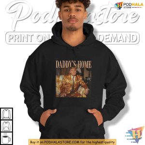 Daddys Home Trump Shirt, Leopard Print Trump Tee for Bold Political Fans