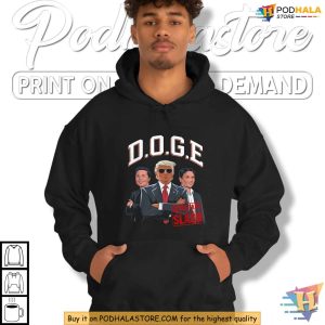 Department of Government Efficiency DOGE Shirt Featuring Trump and Musk