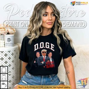 Department of Government Efficiency DOGE Shirt Featuring Trump and Musk 4