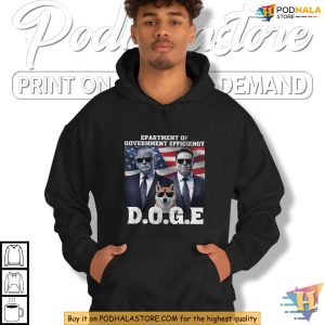 Department of Government Efficiency Doge Shirt Elon Musk and Trump Humor Tee 3
