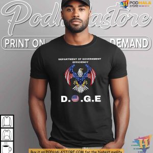 Department of Government Efficiency Doge Shirt Patriotic Humor Clothing 3