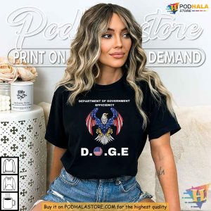 Department of Government Efficiency Doge Shirt Patriotic Humor Clothing 4