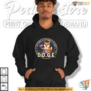 Department of Government Efficiency Doge Shirt Patriotic Meme Apparel 3