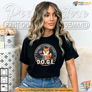 Department of Government Efficiency Doge Shirt Patriotic Meme Apparel 4