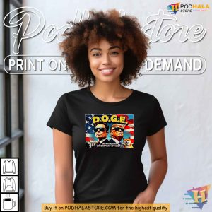 Department of Government Efficiency Doge Shirt Satirical Political Tee 2
