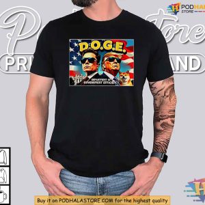 Department of Government Efficiency Doge Shirt Satirical Political Tee 4