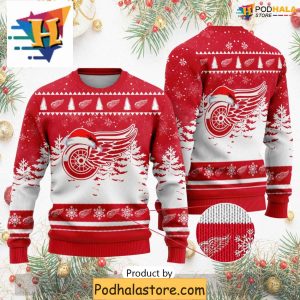 Detroit Red Wings Xmas Sweater for Fans Creative Ugly Christmas Gifts 2