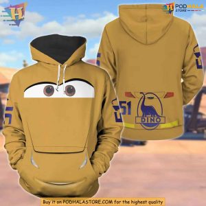 Disney Cars Costume 3D Hoodie, Pixar Cruz Ramirez Racing Christmas Gift