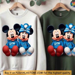 Disney Detroit Football Sweatshirt, Xmas Gift Ideas, Funny Mickey Hoodie