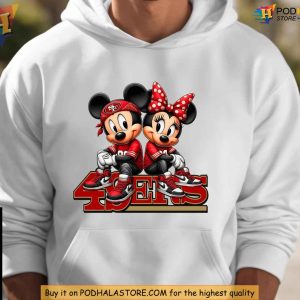 Disney Mickey and Minnie San Francisco Football Sweatshirt Xmas Gift Ideas 2
