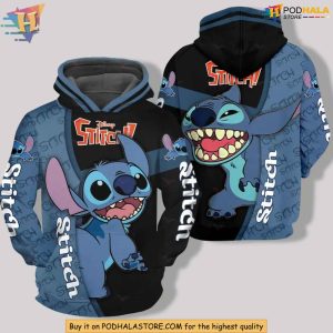 Disney Stitch 3D Hoodie Funny Xmas Gift Ideas Lilo and Stitch Fan Apparel 1