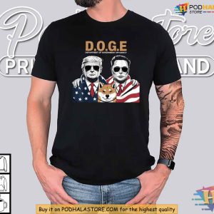 Doge Department of Government Efficiency Satirical Trump and Musk Shirt