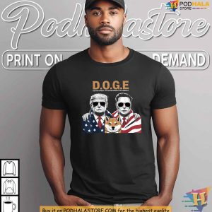 Doge Department of Government Efficiency Satirical Trump and Musk Shirt 3