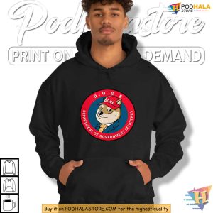 Doge Government Efficiency Meme Shirt Cryptocurrency and Political Satire 3