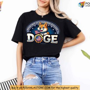 Doge Shirt Elon Musk Department of Government Efficiency Meme Apparel 2