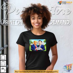 Doge White House Shirt with Trump and Elon Musk, Satirical Government Efficiency