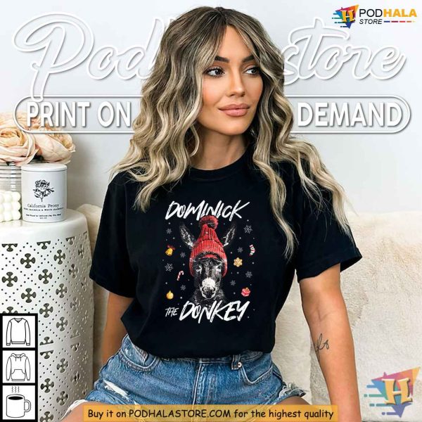 Dominick The Donkey Christmas Shirt, Perfect Funny Gift for Xmas Humor