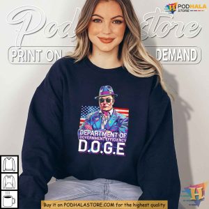 Elon Musk Political Humor Department of Government Efficiency Doge Shirt