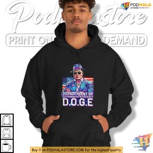 Elon Musk Political Humor Department of Government Efficiency Doge Shirt 2