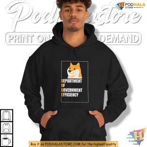 Elon Musk and Doge Meme Department of Government Efficiency Shirt