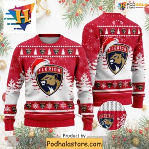 Florida Panthers Ugly Sweater, Funny Christmas Gift for NHL Fans