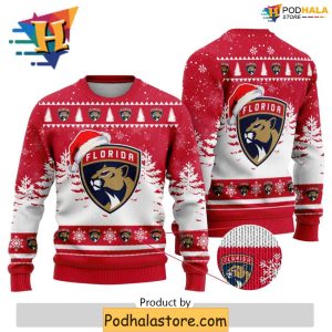 Florida Panthers Ugly Sweater Funny Christmas Gift for NHL Fans 2