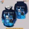 Friends Stitch and Jack Skellington 3D Hoodie, Funny Christmas Gift Ideas