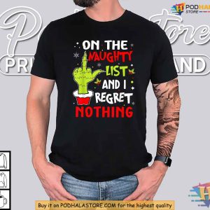 Funny Grinch Christmas Shirt Naughty Holiday Spirit Humor Xmas Gift Ideas 4
