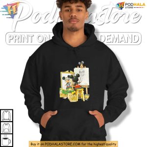 Funny Mickey Mouse Donald Trump Portrait Shirt, Xmas Gift Ideas 2024